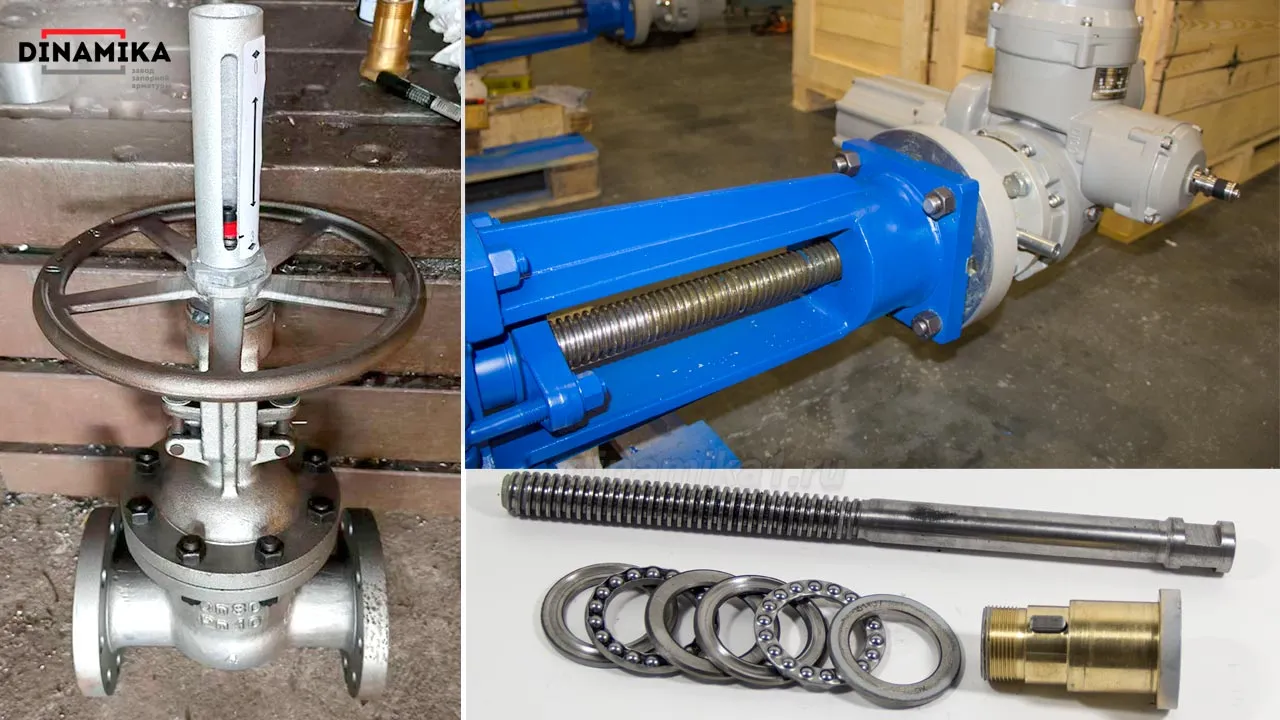 Задвижка клиновая литая с выдвижным шпинделем